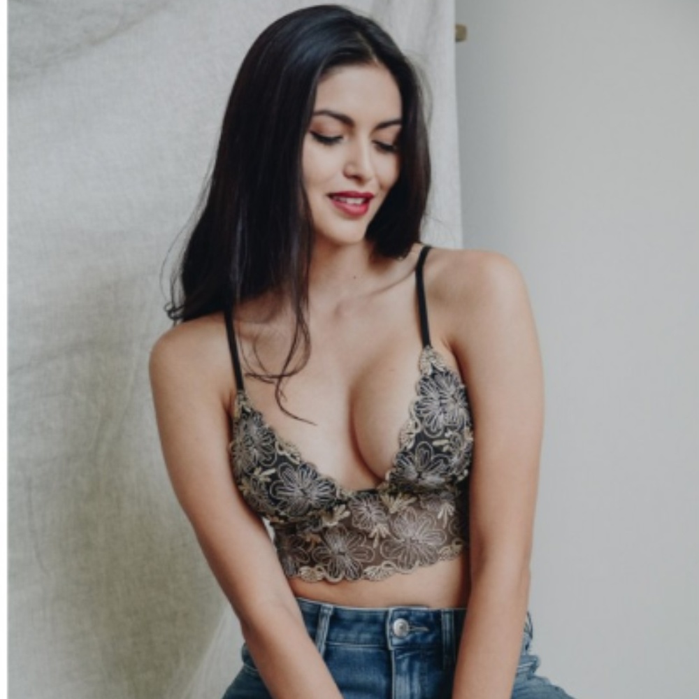 Gold Mesh Bralette